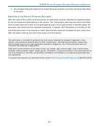 Project Planning Document Preparation Guidance - Drinking Water State Revolving Fund (Dwsrf) - Michigan, Page 20
