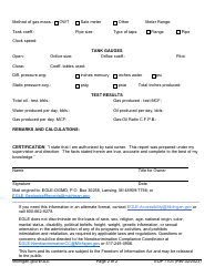 Form EQP7103 Gas-Oil Ratio Test - Michigan, Page 2