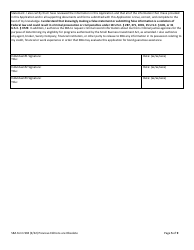 SBA Form 994 Application for Surety Bond Guarantee Assistance, Page 5