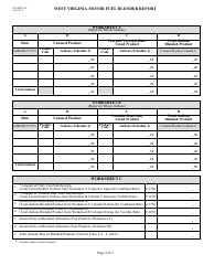 Form WV/MFT-505 West Virginia Motor Fuel Blender Report - West Virginia, Page 2