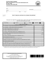 Document preview: Form WV/MFT-514 West Virginia Motor Fuel Producer Report - West Virginia