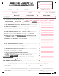 2022 City of Philadelphia, Pennsylvania School Income Tax - Fill Out ...