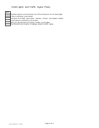 As-Built Plan Checklist - City of Avondale, Arizona, Page 3