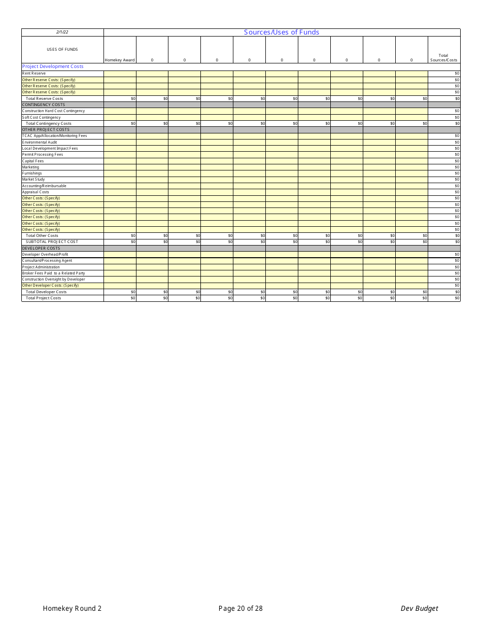 California Homekey Round 2 Application Workbook - Fill Out, Sign Online 