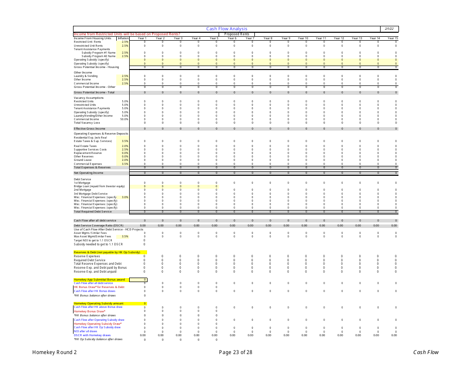 Homekey Round 2 Application Workbook - California, Page 23
