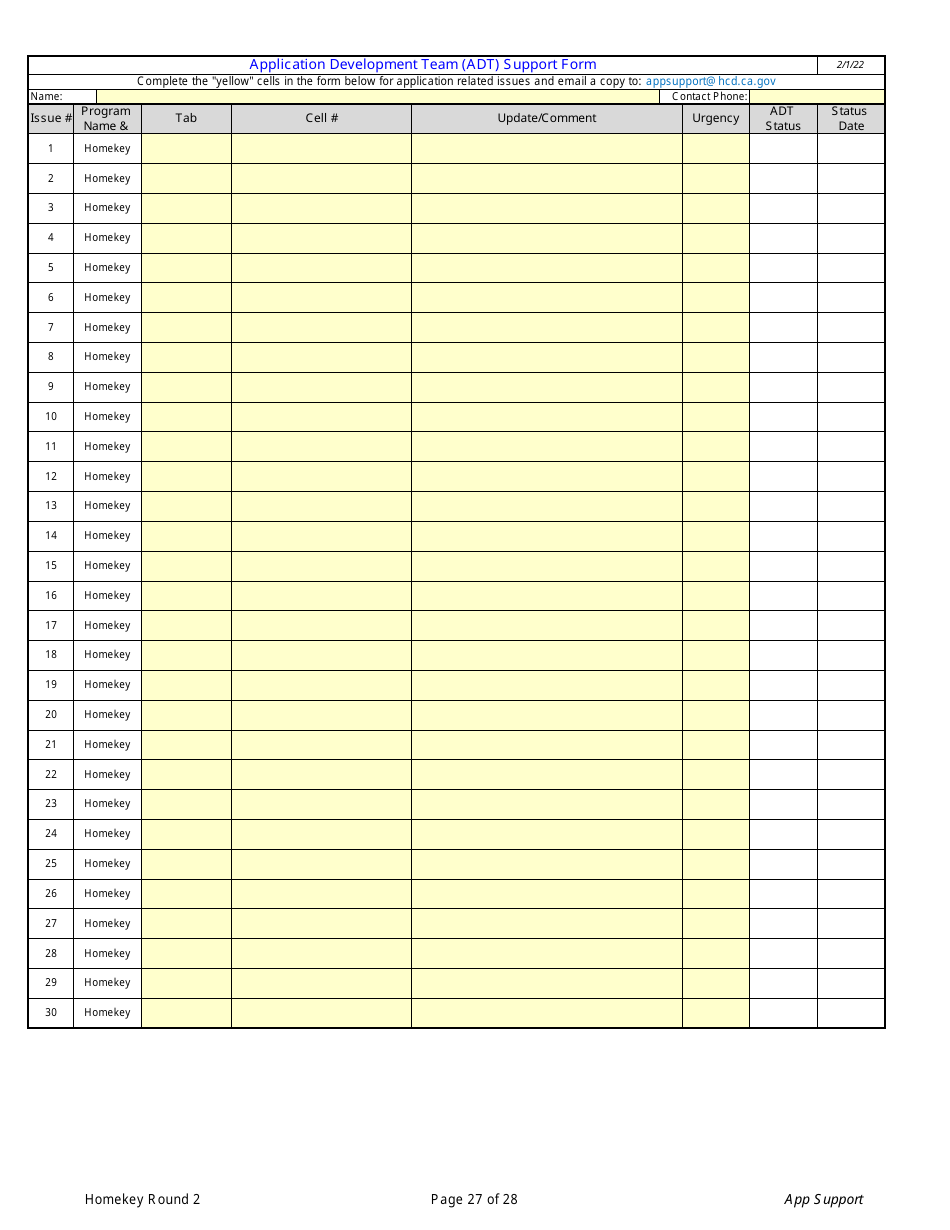 Homekey Round 2 Application Workbook - California, Page 27