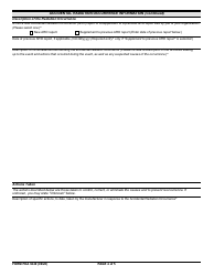 Form FDA3649 Accidental Radiation Occurrence Report, Page 4