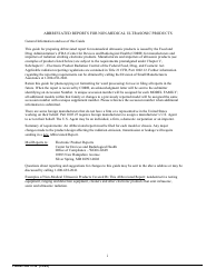 Form FDA3759 Abbreviated Reports on Radiation Safety of Non-medical Ultrasonic Products, Page 5