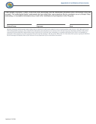 Appendix D-4 Certification of Zero Income - Community Development Block Grant (Cdbg) - California, Page 2