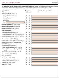 Form 170 Special Inspections - City of Berkeley, California, Page 2