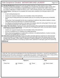 Form 163 Code Compliance Checklist - Bathroom and Laundry - City of Berkeley, California, Page 3
