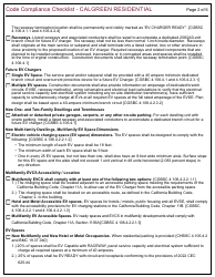 Form 164 Calgreen Residential Checklist - City of Berkeley, California, Page 2