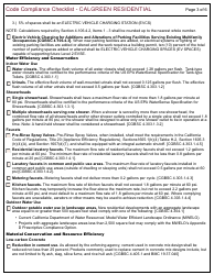 Form 164 Calgreen Residential Checklist - City of Berkeley, California, Page 3