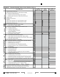 Form 100S California S Corporation Franchise or Income Tax Return - California, Page 6