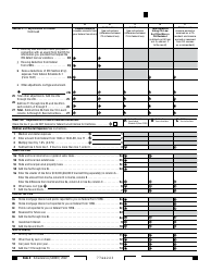Form 540NR Schedule CA California Adjustments - Nonresidents or Part-Year Residents - California, Page 4