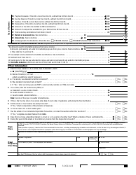 Form 541 California Fiduciary Income Tax Return - California, Page 2