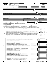 Form 568 Download Fillable PDF or Fill Online Limited Liability Company ...