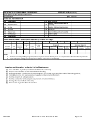 Form CDD-0304 Re-roofing and the 2022 California Energy Code Compliance Requirements for Cool Roof - City of Sacramento, California, Page 2
