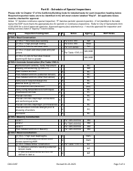 Form CDD-0197 Special Inspection Form - City of Sacramento, California, Page 3