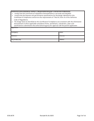 Form CDD-0179 2022 Residential California Green Code VOC Self-certify Checklist - City of Sacramento, California, Page 3