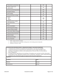 Form CDD-0179 2022 Residential California Green Code VOC Self-certify Checklist - City of Sacramento, California, Page 5