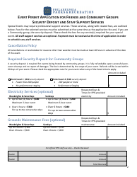 Event Permit Application for Friends and Community Groups - City of Philadelphia, Pennsylvania, Page 3