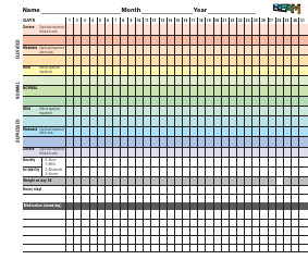 Document preview: Daily Mood Chart - Beam