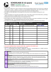 Children&#039;s Observation and Severity Tool - Schoolage (5-12 Years), Page 2