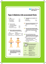 Document preview: Type 2 Diabetes Risk Assessment Tool