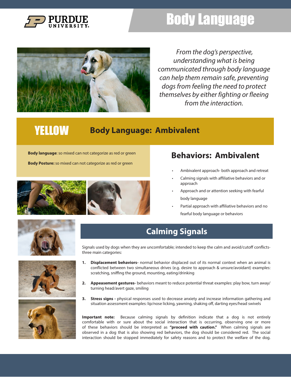 Dogs Body Language - Purdue University, Page 3