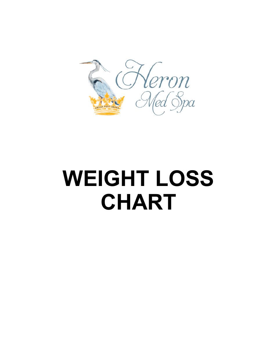 Weight Loss Chart - Helping You Track Your Progress