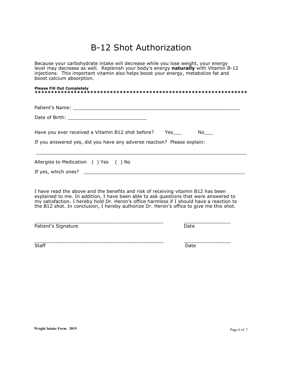 Weight Loss Chart, Page 7