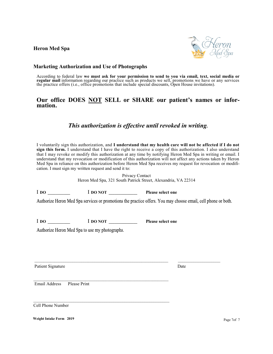 Weight Loss Chart, Page 8