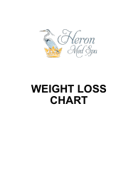 Document preview: Weight Loss Chart