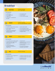 2,200 Calorie Meal Plan, Page 2
