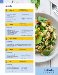 2,200 Calorie Meal Plan, Page 3