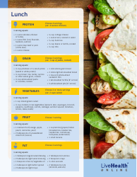 2,000 Calorie Meal Plan, Page 3