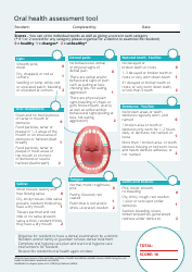Document preview: Oral Health Assessment Tool
