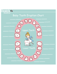Document preview: Baby Tooth Eruption Chart