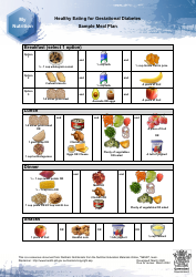 Document preview: Gestational Diabetes Meal Plan