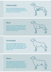 Document preview: Dog Weight Chart - From Underweight to Obese