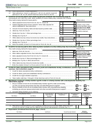 Form 39NR (EFO00087) Part-Year Resident and Nonresident Supplemental Schedule - Idaho, Page 2