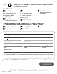 Form FM608 Telecommunication Devices Access Program (Tdap) Application - Oregon, Page 3