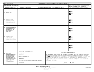 Form 280-CAAPP Request for Non-applicability, Exception, or Exclusion of Regulatory Requirements - Illinois, Page 2