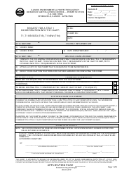 Document preview: Form 283-CAAPP Request for a Title 1 Incorporation Into the Caapp: T1, T1 Revised (T1r), T1 New (T1n) - Illinois