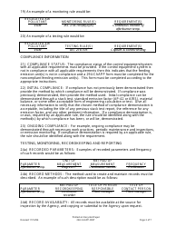 Instructions for Form 260-CAAPP Air Pollution Control Equipment Data and Information - Illinois, Page 3