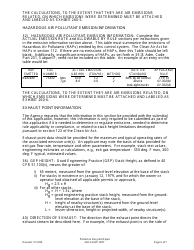 Instructions for Form 260-CAAPP Air Pollution Control Equipment Data and Information - Illinois, Page 6