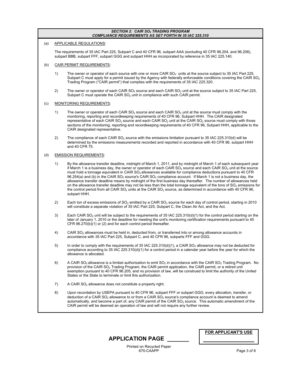 Form 670-CAAPP - Fill Out, Sign Online and Download Fillable PDF ...