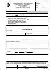 Form 450-CAAPP (IL532-2914) Mercury Monitoring Reporting Form - Illinois