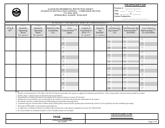 Form 450-CAAPP (IL532-2914) Mercury Monitoring Reporting Form - Illinois, Page 3